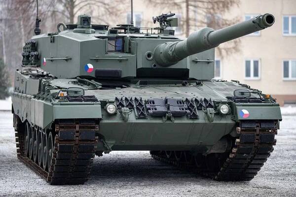 Slavnostní převzetí tanku Leopard 2A4, 21. prosince 2022, Přáslavice.