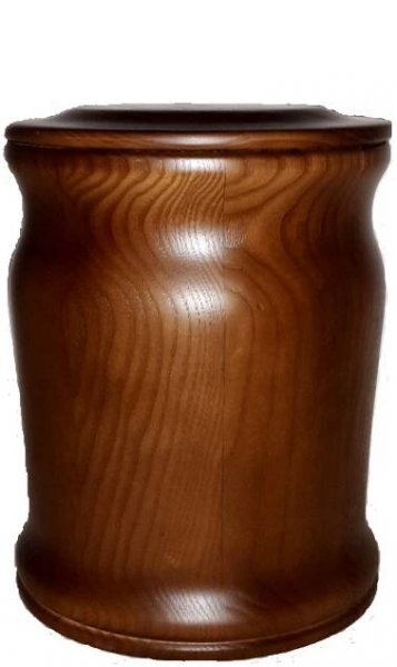 Dřevěná urna, jasan rustikal