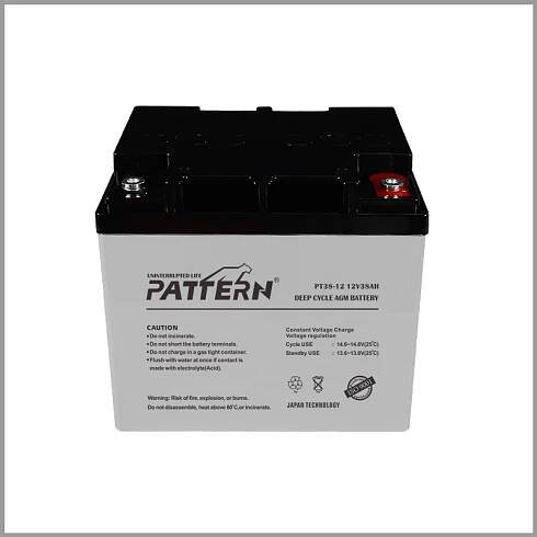 AGM battery PT100-12 - Pattern