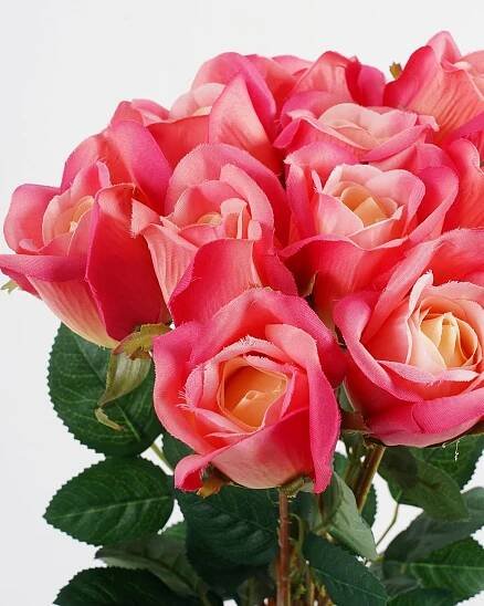 Artificial Flower 21*53cm Rose Bouquet*10 GS-12822001 Bouquet YeahFlower is one of Chinese leading OEM manufacturers and exporters , supplying the silk flowers, wholesale artificial trees