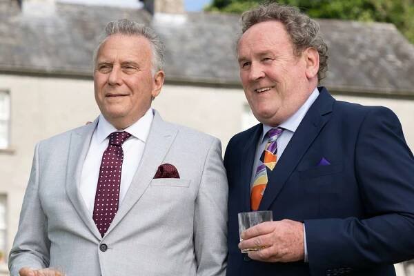Colm Meaney and Paul Reiser in The Problem With People