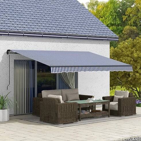 Nástěnná markýza 4x3 m