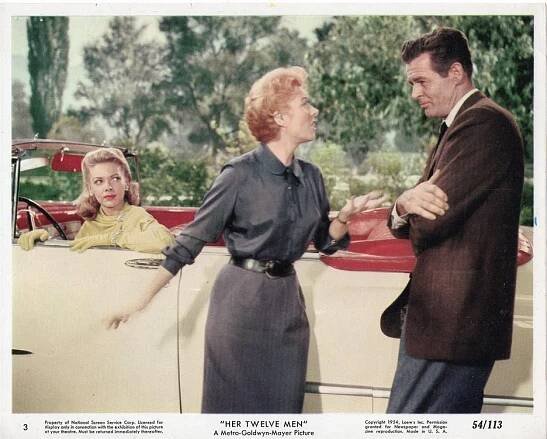 Barbara Lawrence, Greer Garson, Robert Ryan - Her Twelve Men - Fotosky