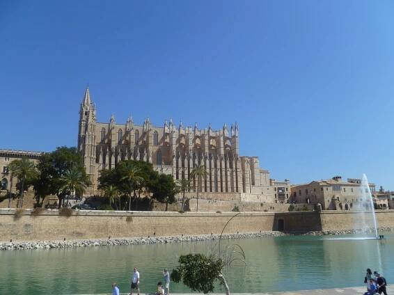 La Seu Cathedral or Palma Cathedral in Palma de Mallorca 