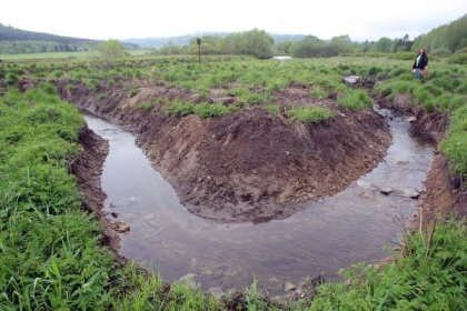 Foto: Bažinou proti suchu. Na Šumavě zavodňují hektary mokřadů