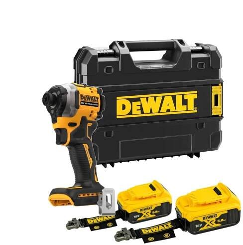 DeWALT DCF850P2LRT 18V Aku rázový utahovák, 2x 5Ah aku LR, nabíječka, Tstak | Exkalibr.cz