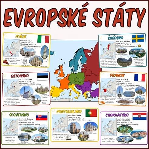 Evropské státy - Zeměpis | UčiteléUčitelům.cz