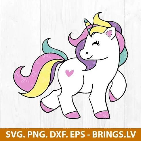 Cute Unicorn SVG