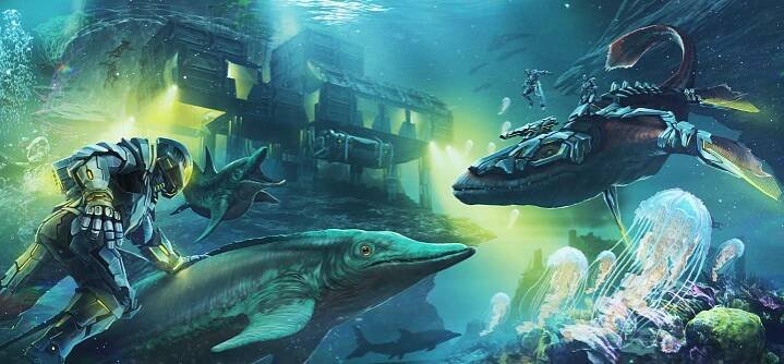 Ark is getting cybernetic power suits and laser cannon dino helmets in its first Tek Tier update