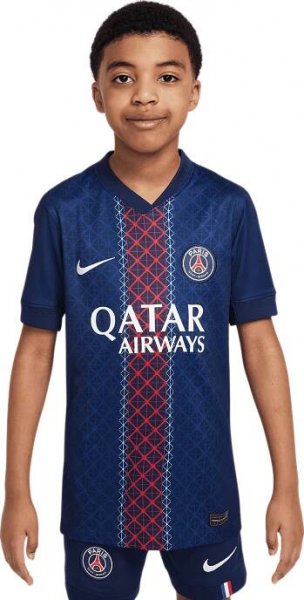 Dětský domácí fotbalový dres s krátkým rukávem Nike Paris Saint-Germain Stadium 2025/26