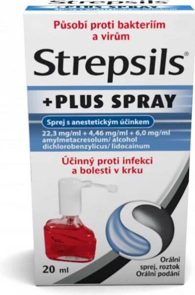 Strepsils Plus spray orm.spr.sol.1x20ml