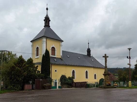 Fotografie - Kostel svaté Kateřiny Alexandrijské v Písečné - 18.10.2020
