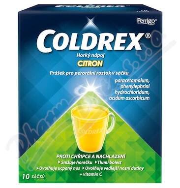 Coldrex Horký nápoj Citron 750/10/60mg scc.10 II