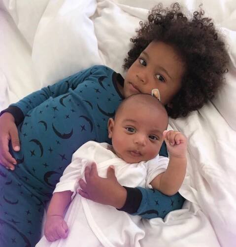 Photos of Kim Kardashian and Kanye West's Son Psalm West