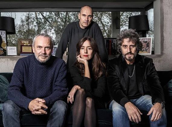 José Coronado, David Marqués, Cecilia Suárez, Diego Peretti - Puntos suspensivos - Z natáčení