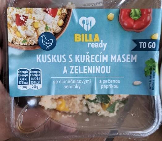 Kuskus s kuřecím masem a zeleninou Billa ready