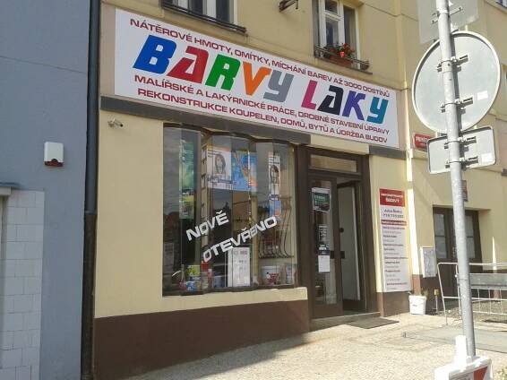 Rekonstrukce Šedivý, Prodej a míchání barvy laky Praha 8 libeň Primátorská (Zenklova)