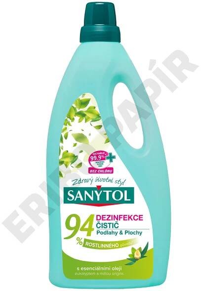 Sanytol – univerzální čistič na podlahy 94 % rostlinného původu, 1 l | podlahové |ERIBO.CZ 