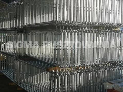 Fasádní lešení SIGMA 70P - 97,50 m2 s dřevěnými plošinami. Přímo od výrobce.