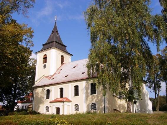 Sebranice - kostel sv.... - Kostel
