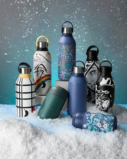 Chilly's Bottles Termoláhev Series 2, 500 ml, žlutý pyl