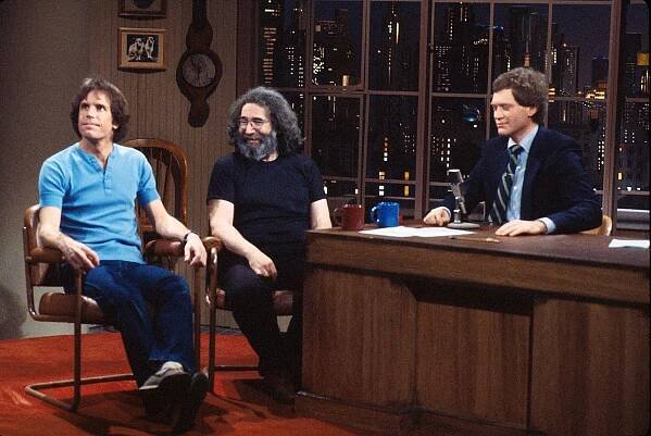 Jerry Garcia;Bob Weir;David Letterman