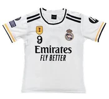 Numberoplus Dětský fotbalový dres tričko Real Madrid CF - Kylian Mbappé 9 Velikost: 9-let.(vel.128)