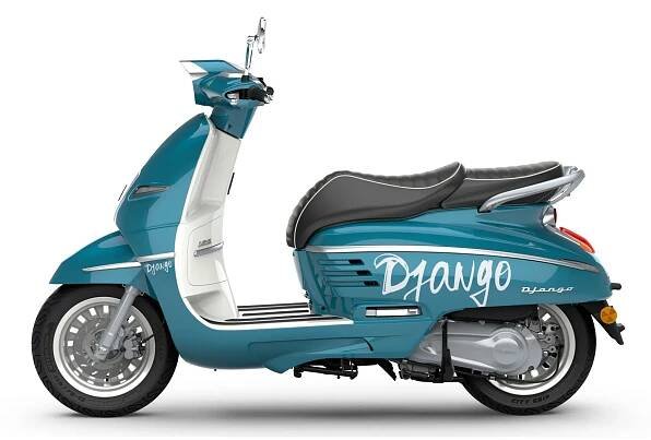 DJANGO 125I HOT COLOR - PARADISE BLUE | Lenner Motors