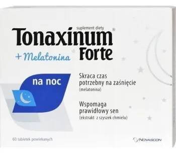 Novascon Tonaxinum Forte + melatonin na noc 60 tabl