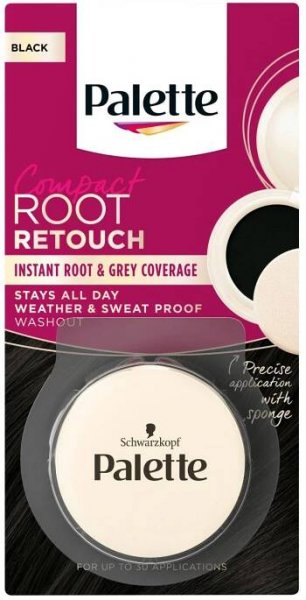 Schwarzkopf Palette Compact Root Retouch vlasový korektor Black 3 g