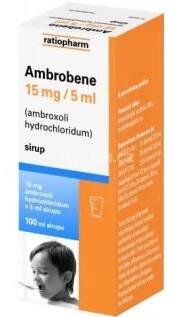 Ambrobene 15mg, sirup 100ml - Lékárna Doktor.cz