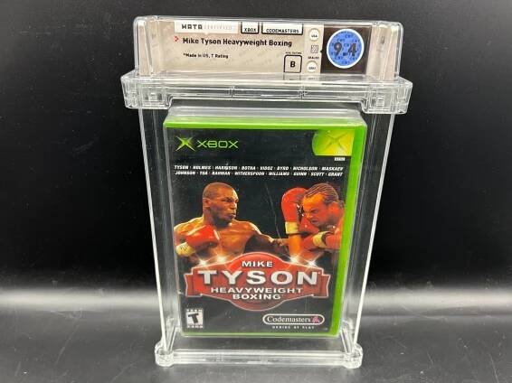 Mike Tyson Heavyweight Box Xbox 2002 WATA 9.4 B TOVÁRNĚ ZAPEČETĚNÝ JAKO NOVÝ VGA