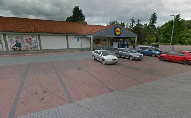 Odstavné parkoviště Lídl - Mariánské Lázně