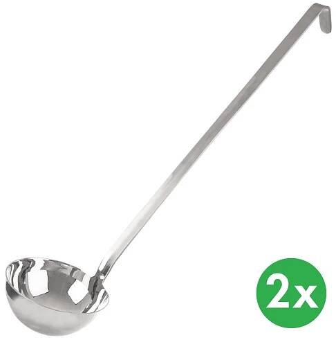 Naběračka GASTRO, 55 cm, 0,75 l, nerez, 2 ks