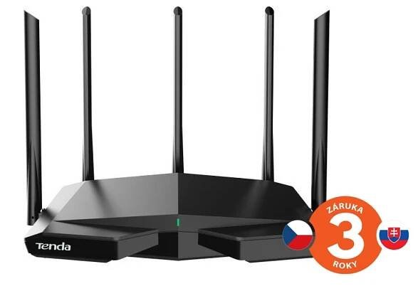 Tenda TX27 Pro AXE5700 WiFi6E Router, 1x GWAN, 3x GLAN, IPv6, BSS Color, VPN server, WPA3,CZ app