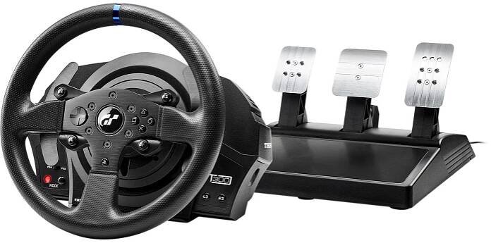Thrustmaster T300 RS + T3PA GT Edition, volant pro PC/PS3/PS4/PS5, USB