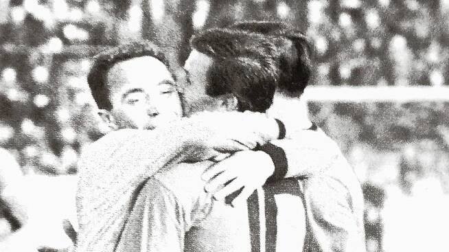 Trnavské legendy Valér Švec a Jozef Adamec sa...