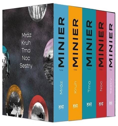 5 x Bernard Minier - box Mráz, Kruh, Tma, Noc, Sestry