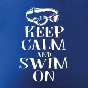 Keep calm and swim on - Mikina bez kapuce Adventure