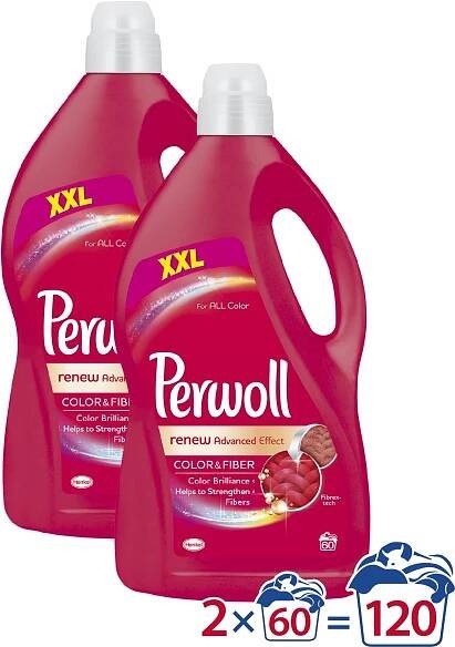 PERWOLL Color & Fiber 2× 3,6 l (120 praní)