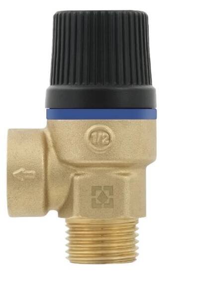 Ventil Pojišťovací ventil (RPR016-M) 1/2" FM - 6 Bar