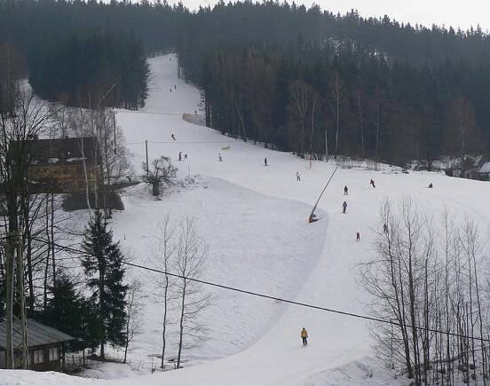 Ski areál Tanvaldský Špičák, lyžování Liberec - Hotel-Pension.cz