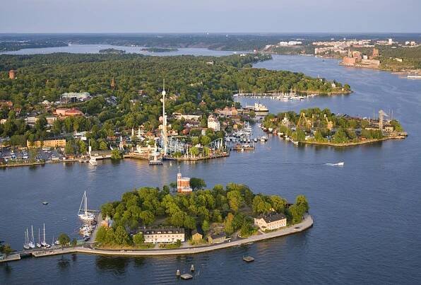 Stockholm a přilehlé ostrovy