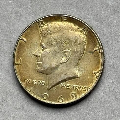 Stříbrná mince, Half Dollar 1968 - S 250203/19