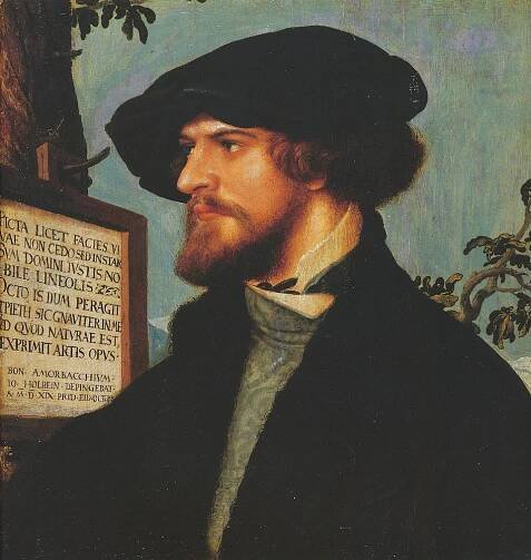 Porträtt av Bonifacius Amerbach, 1519. Kunstmuseum Basel.