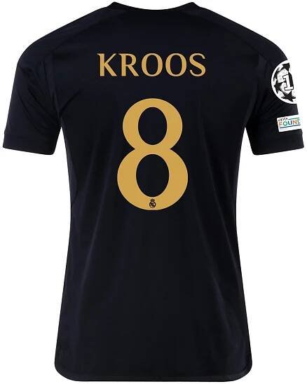 Toni Kroos Real Madrid 23/24 Third Jersey by adidas