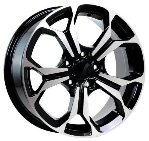 Alu kola Arceo DY1576, 16x6.5 5x108 ET40, černá + leštění
