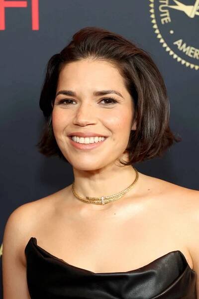 America Ferrera with a messy bob