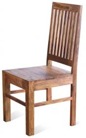 Sada 2 dřevěných židlí z masivu Sob Margao