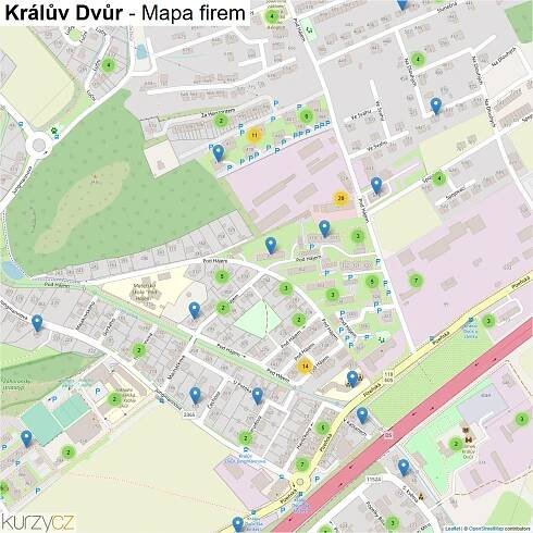 Králův Dvůr - mapy | Kurzy.cz